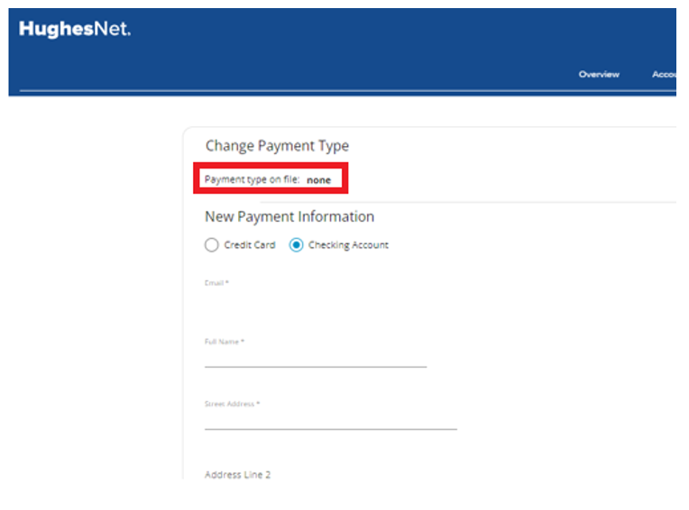 How do I setup ACH/Checking Account as my recurring payment option?